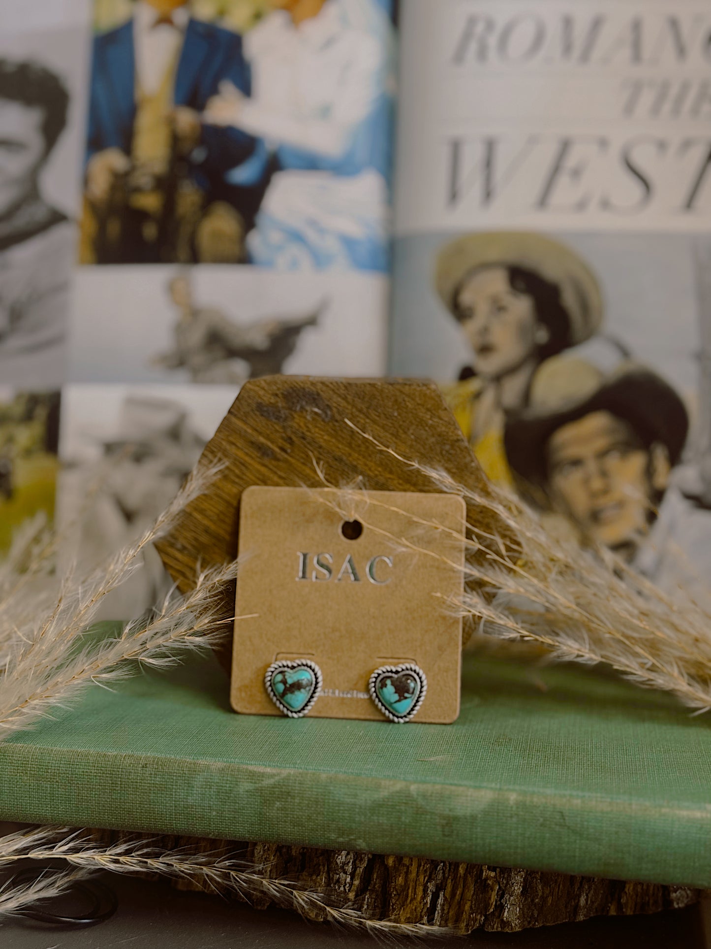 Rustler Romance Heart Earrings