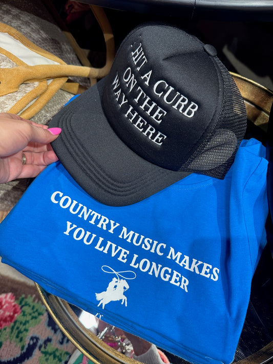 Country Music Live Longer Baby Tee