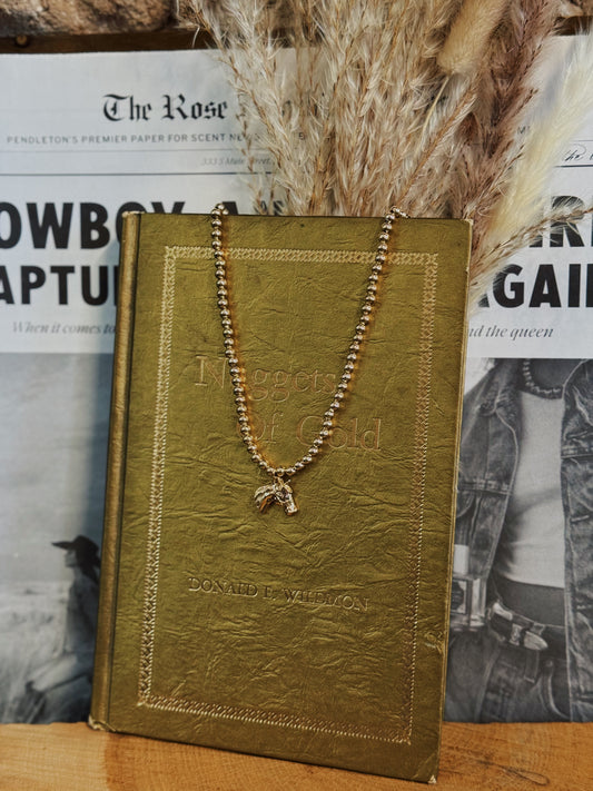 The Stella Horse Necklace