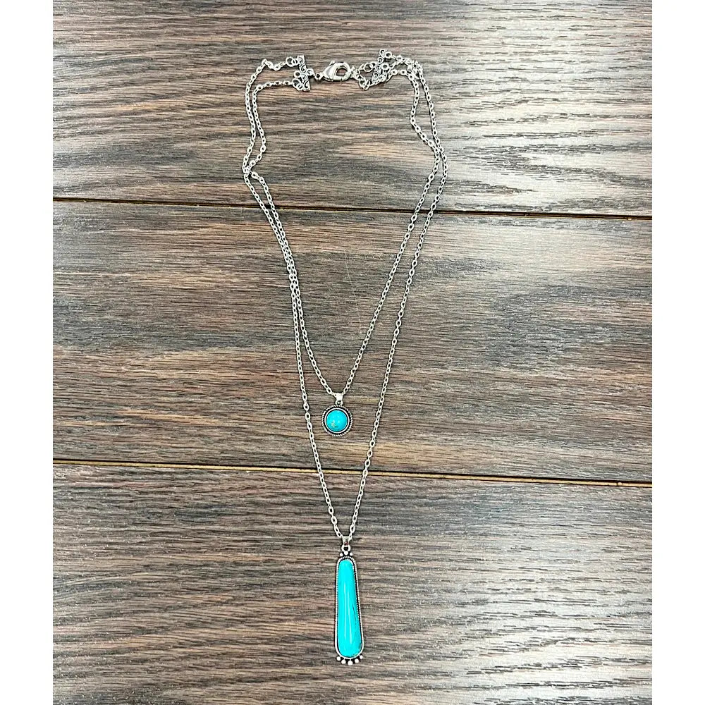 The Stanley Double Drop Necklace