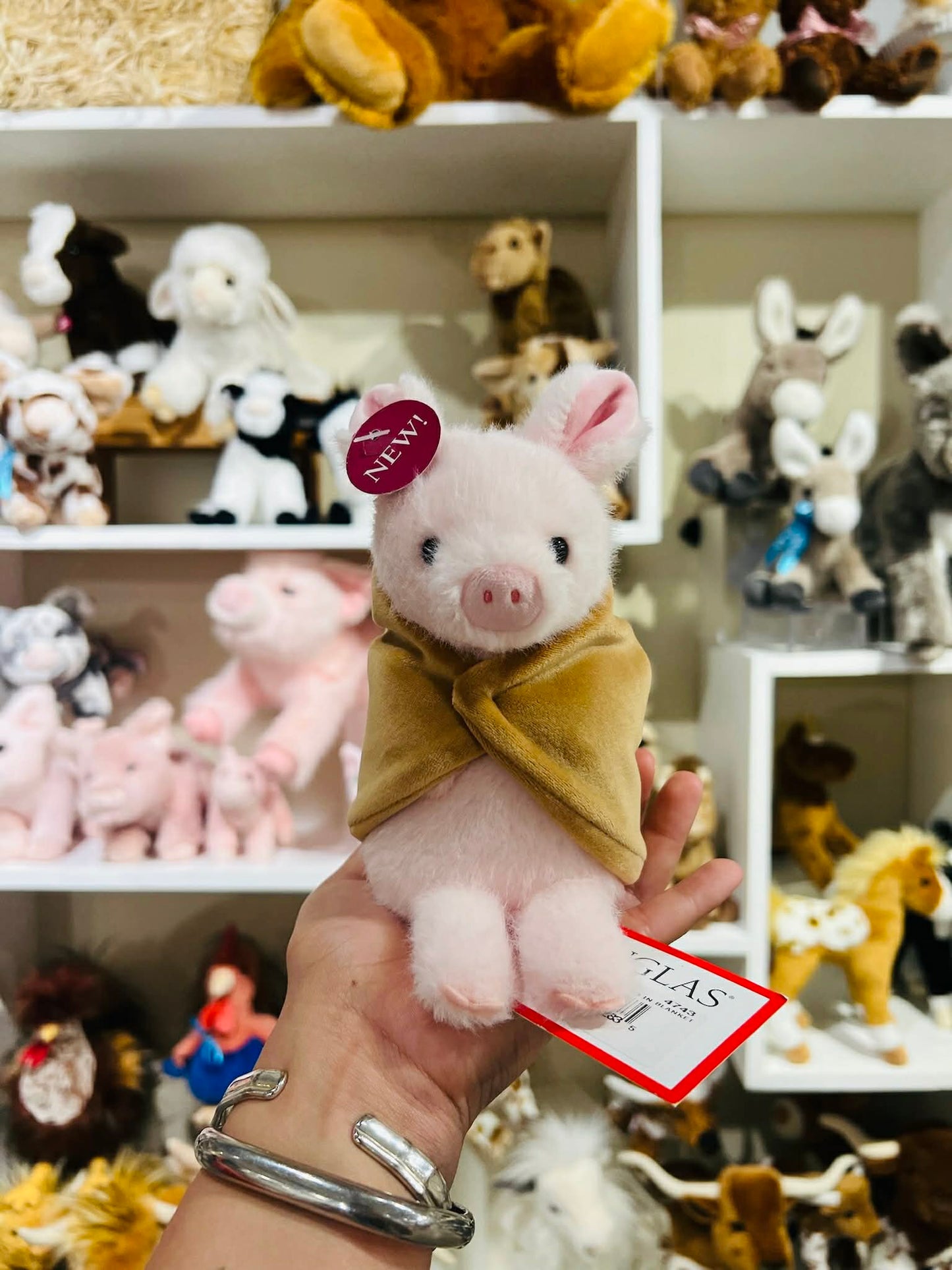 Puff Pig In A Blanket Stuffed Animal