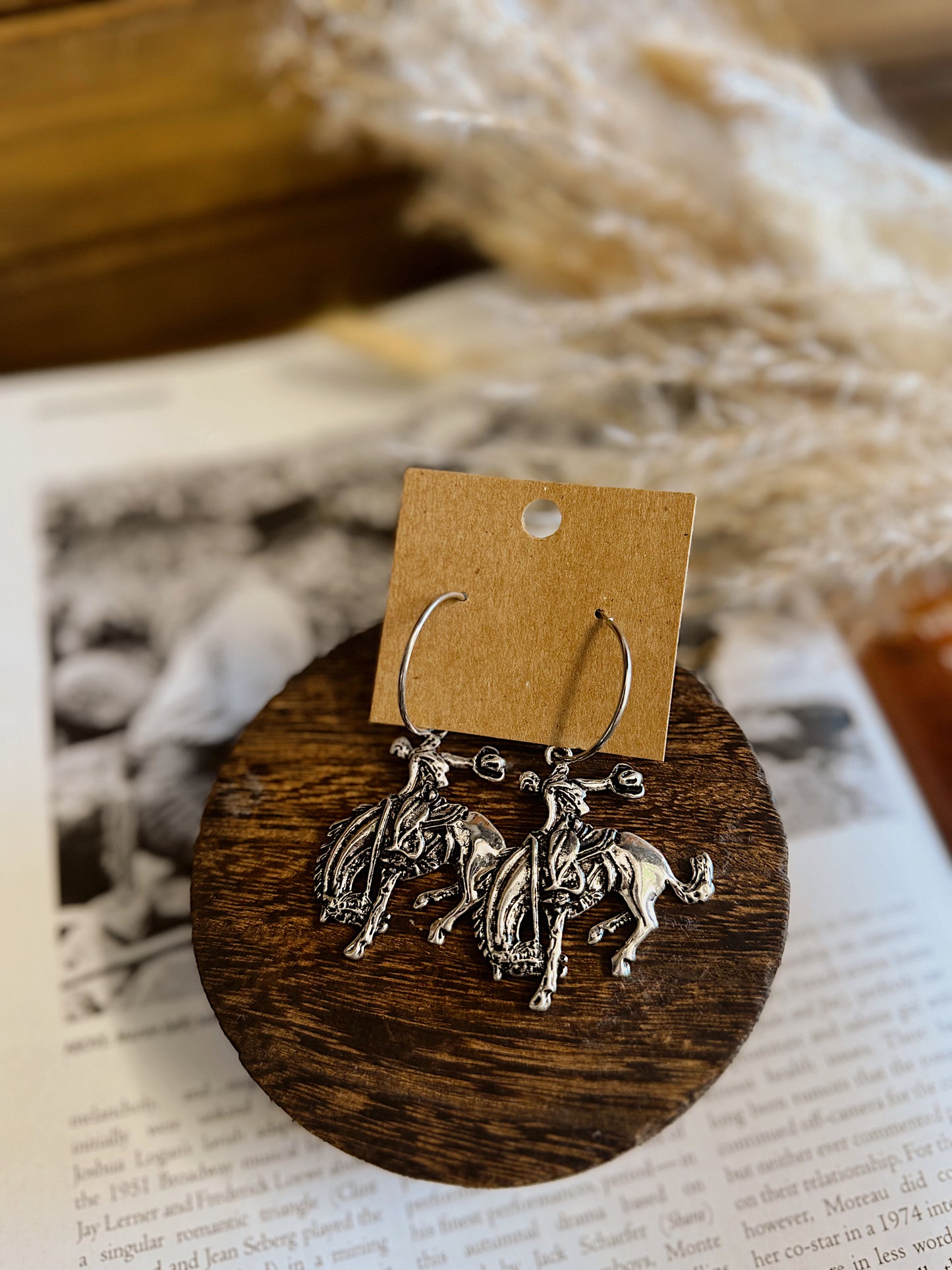 Wild Range Silver Earring Set