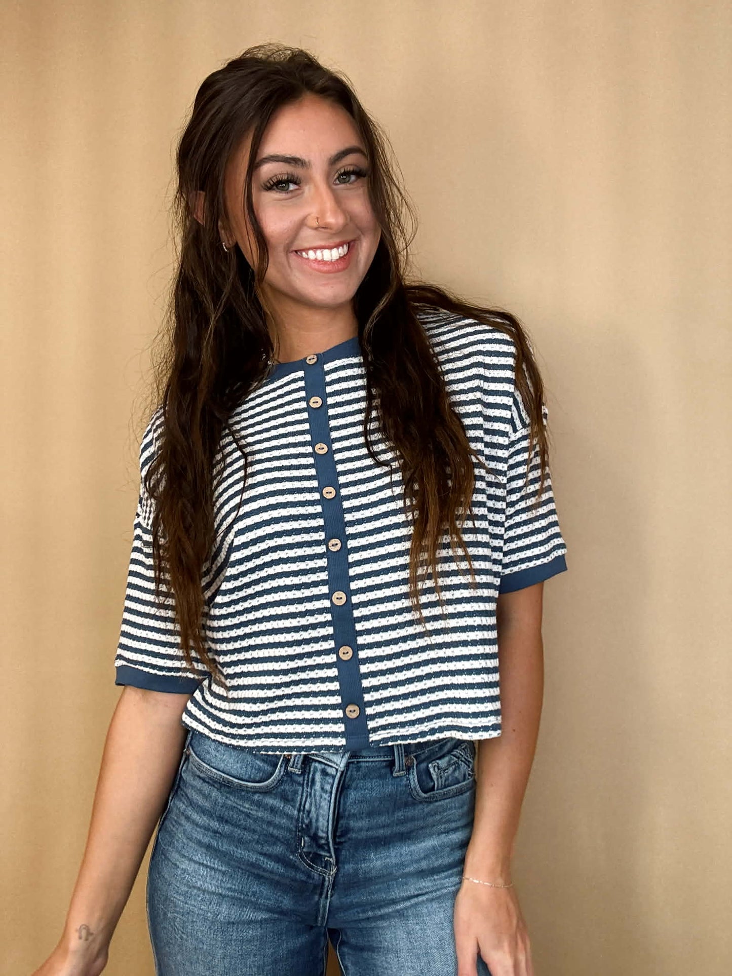 The Cozy Cutie Stripe Top