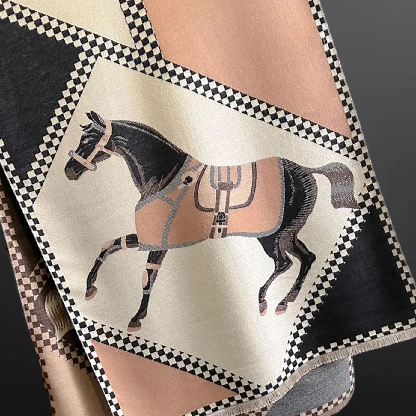 Horse Saddle Blanket Winter Scarf