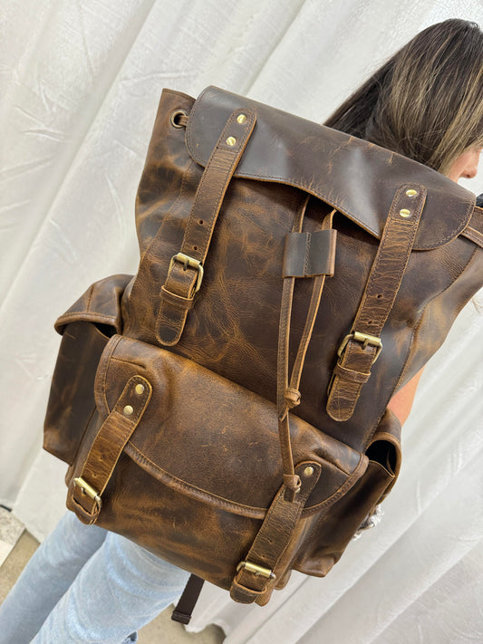 The Reba Leather Backpack