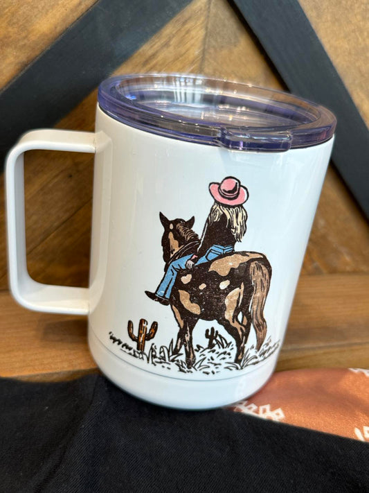 Desert Cowgirl Travel Mug