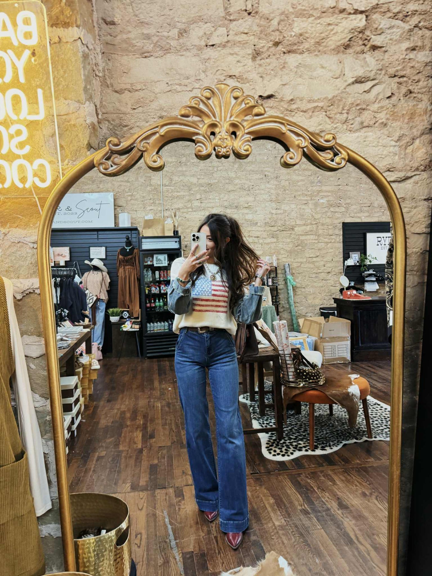 The American Patchwork Sweater