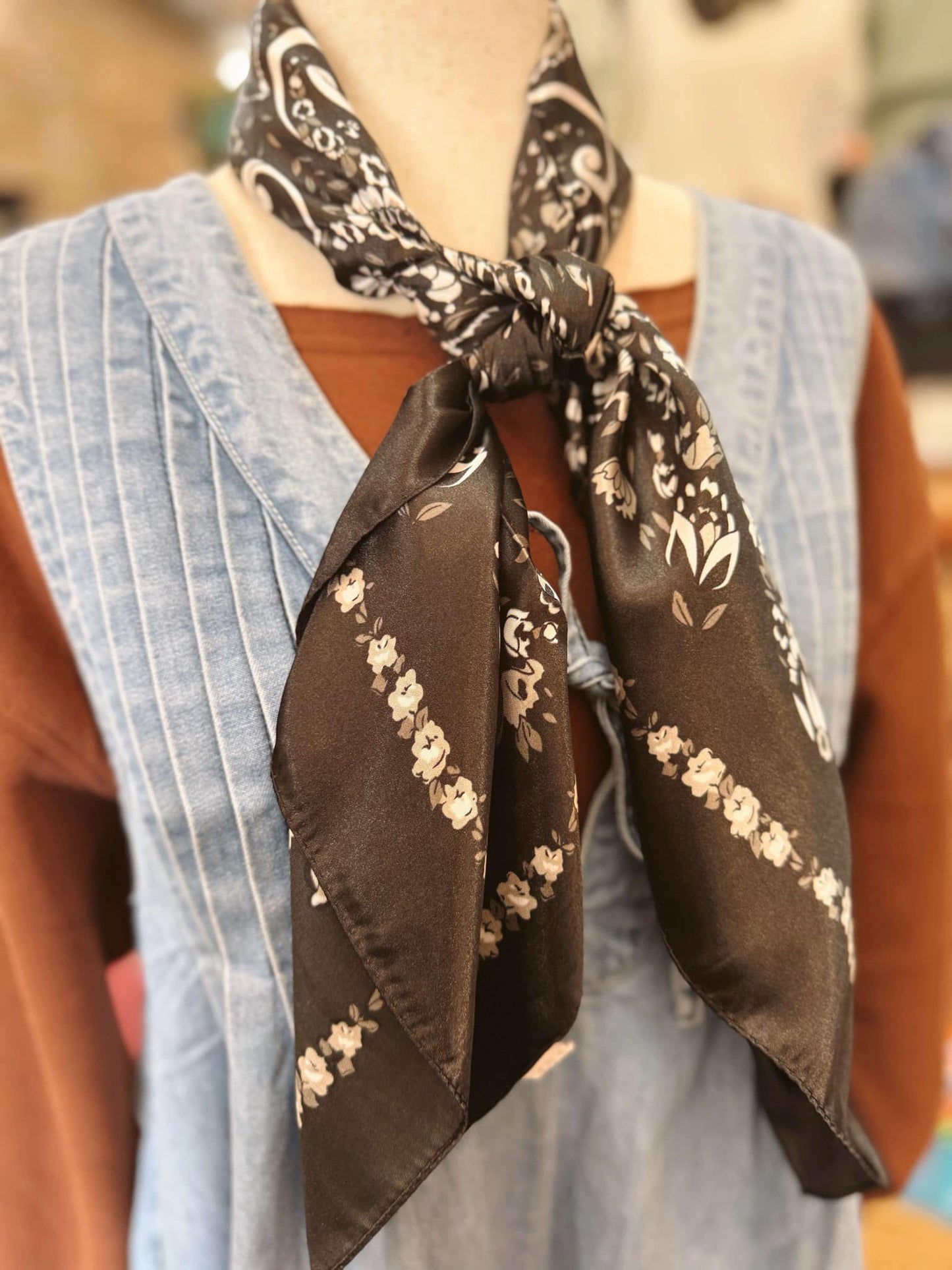 Midnight Classic Paisley Bandana