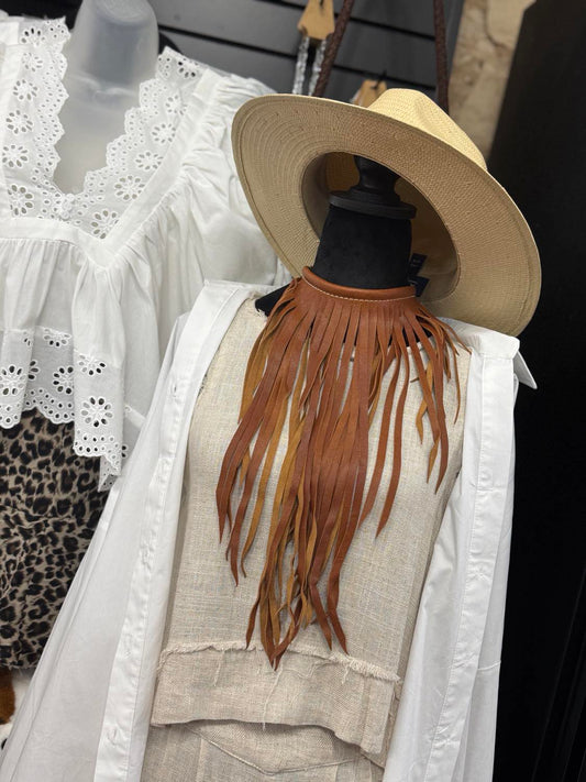 The Jenny Leather Necklace