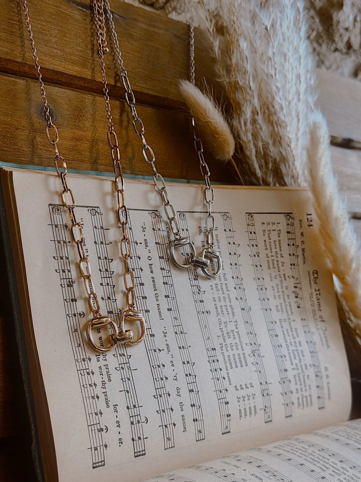 Golden Reins Pendant Necklace