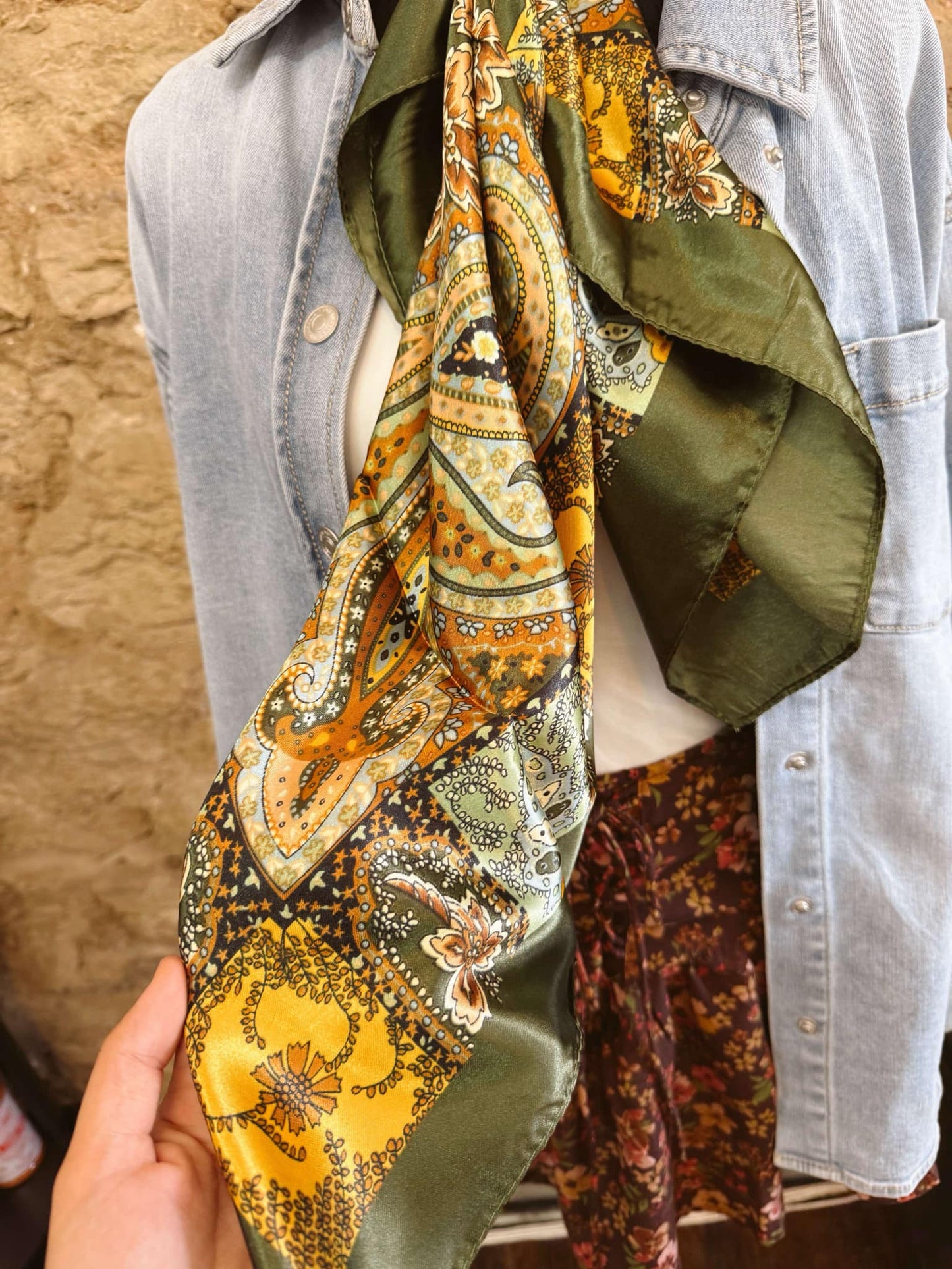 The Lemon Meadown Bloom Scarf
