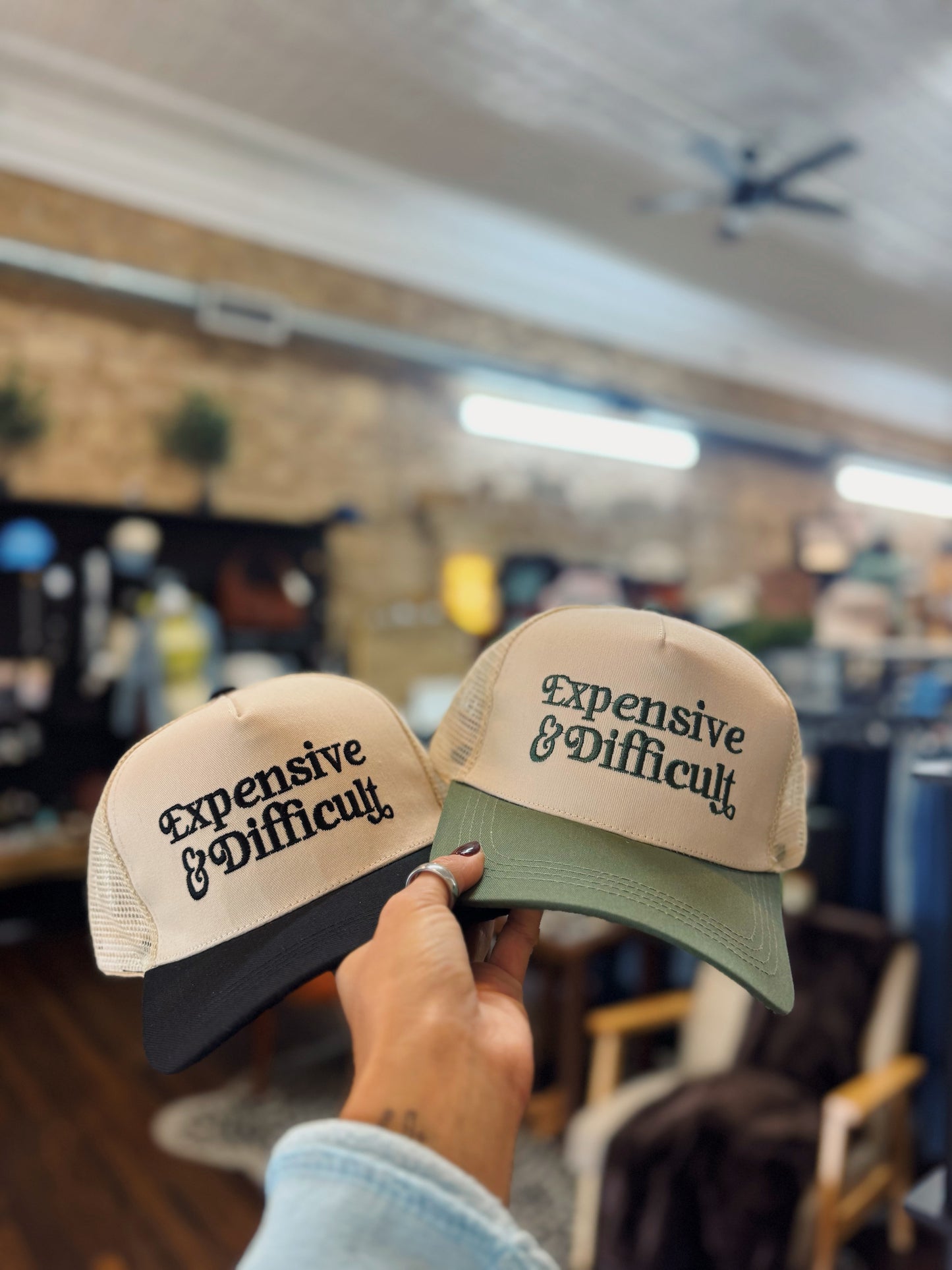 Expensive & Difficult Trucker Hat