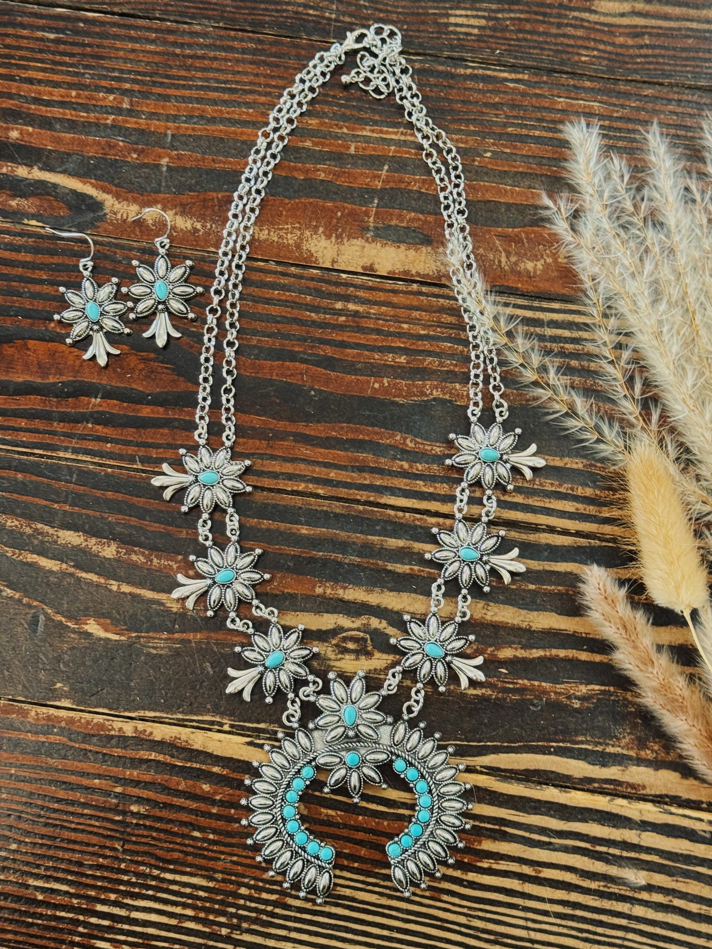 The Santa Maria Squash Blossom Necklace