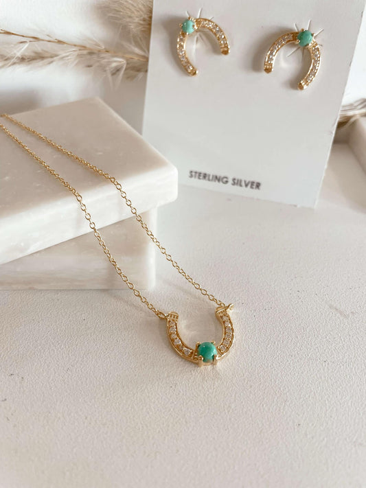 The Golden Horseshoe Necklace #114