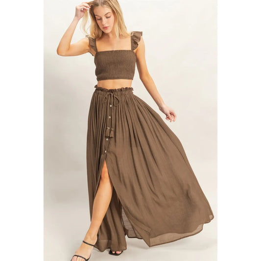 The Feminine Flair Skirt Set