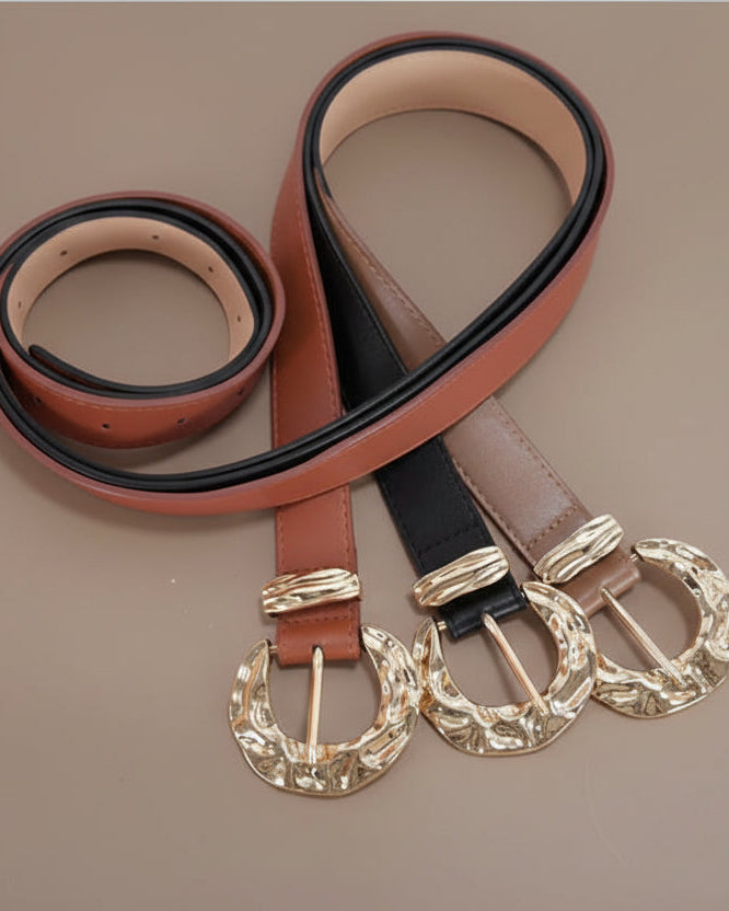 The Mallory Hammered Belt