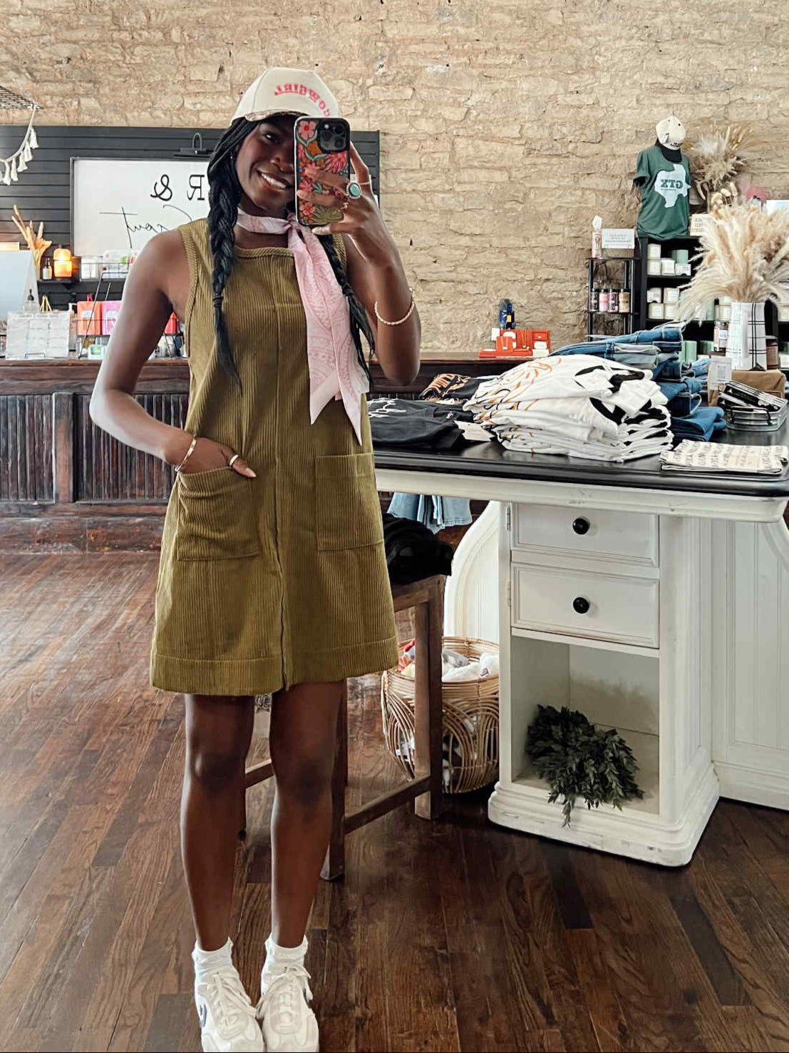 The Grace Corduroy Backless Dress