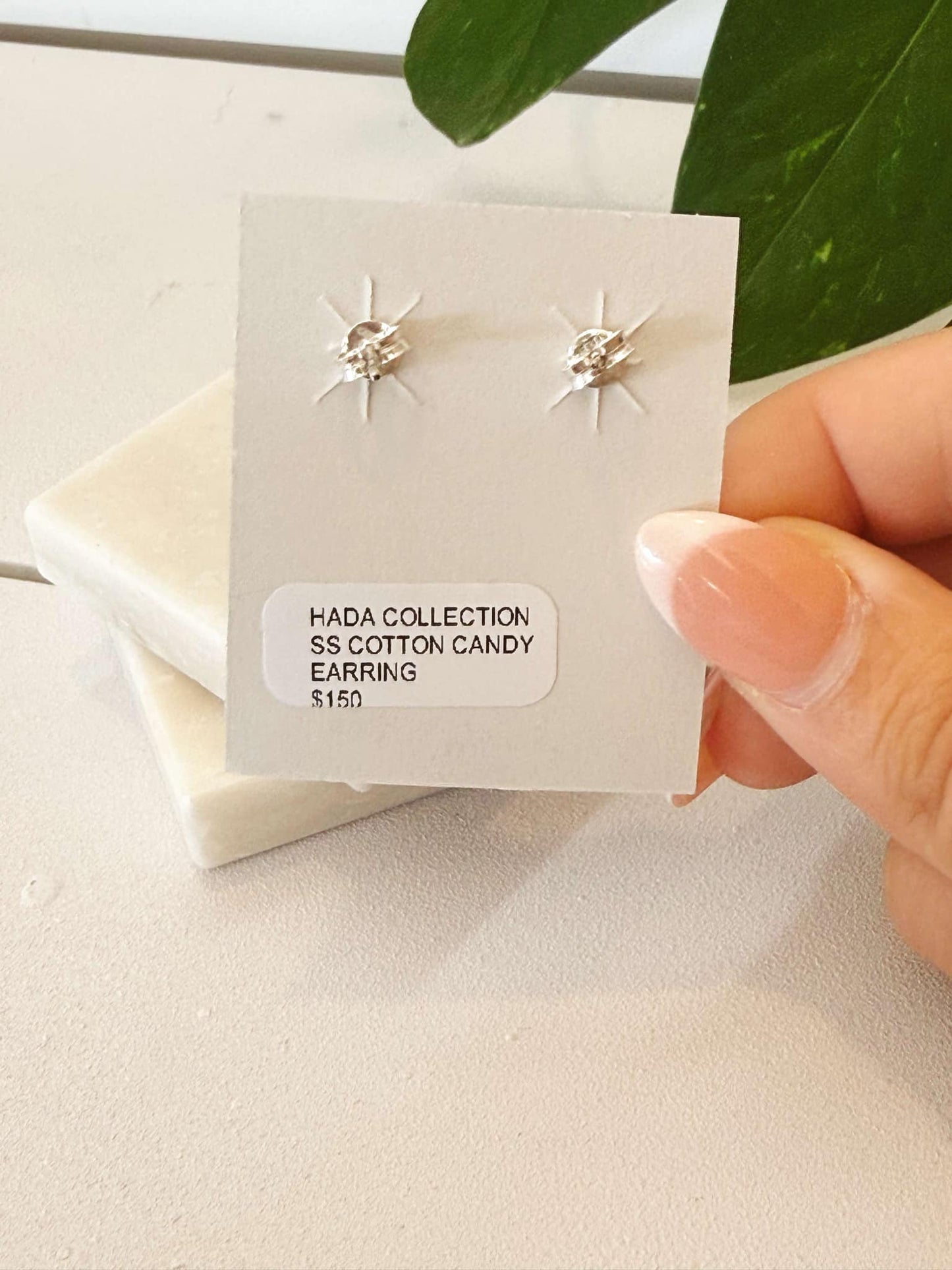 Authentic Cotton Sky Sterling Silver Earrings #305