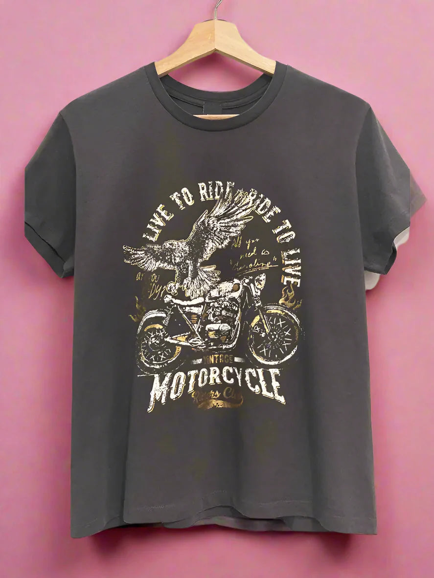 Live To Ride Graphic Tee