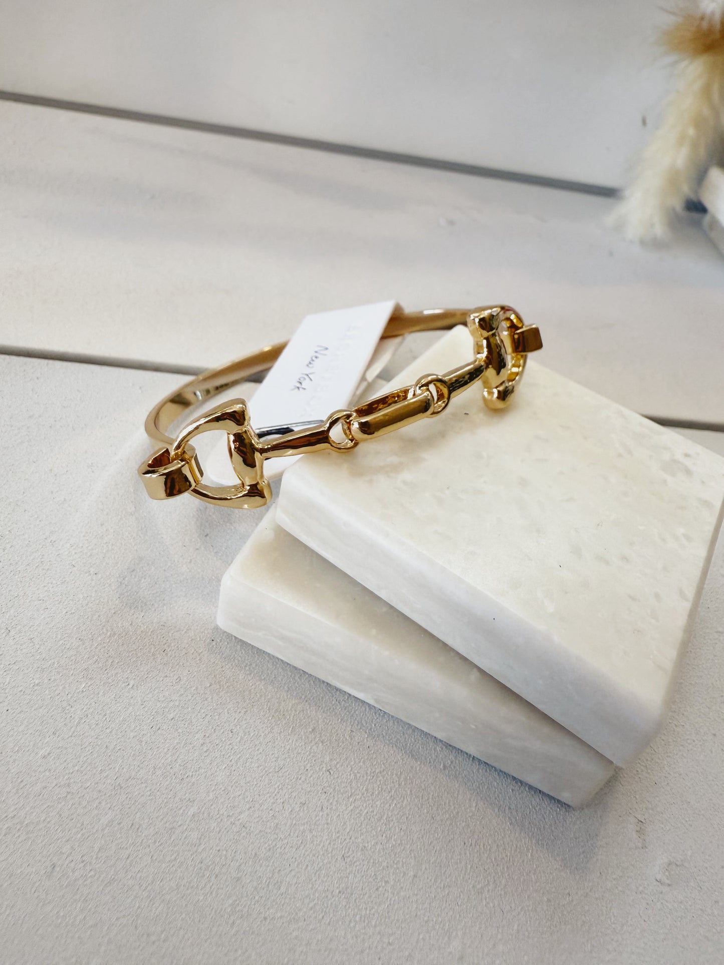 Golden Gallop Cuff Bracelet
