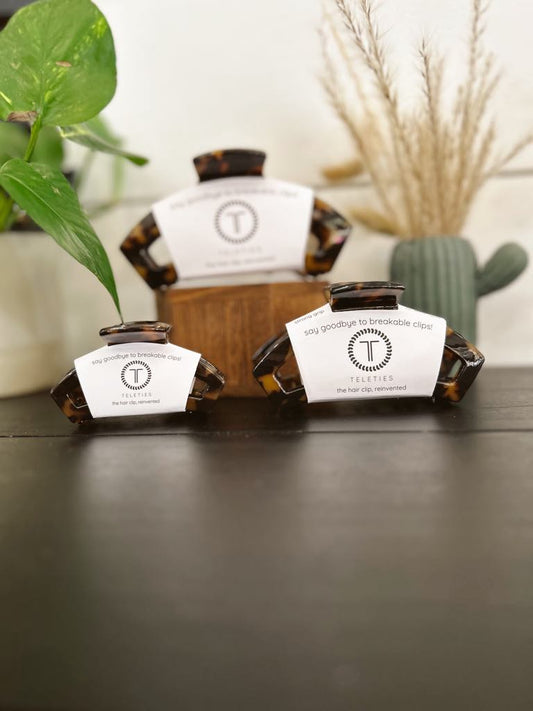 Open Tortoise Hair Clip
