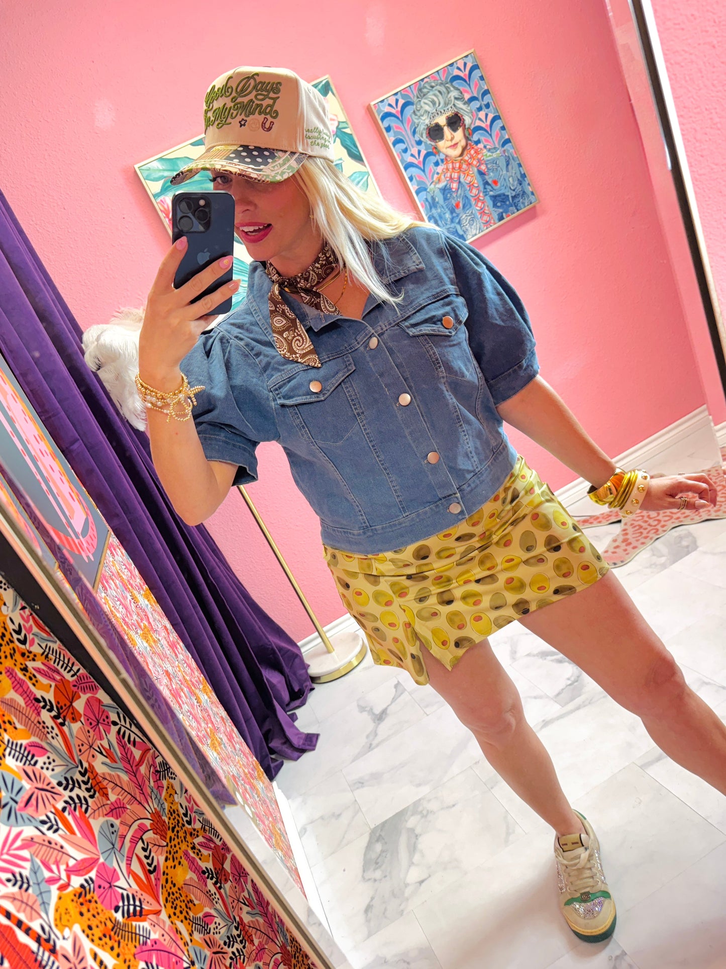 Cool Girl Classic Denim Top