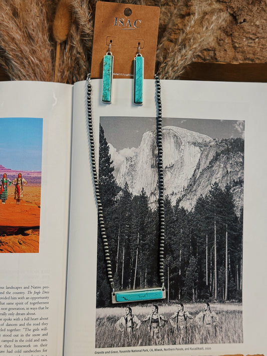 Prairie Sky Turquoise Jewelry Set