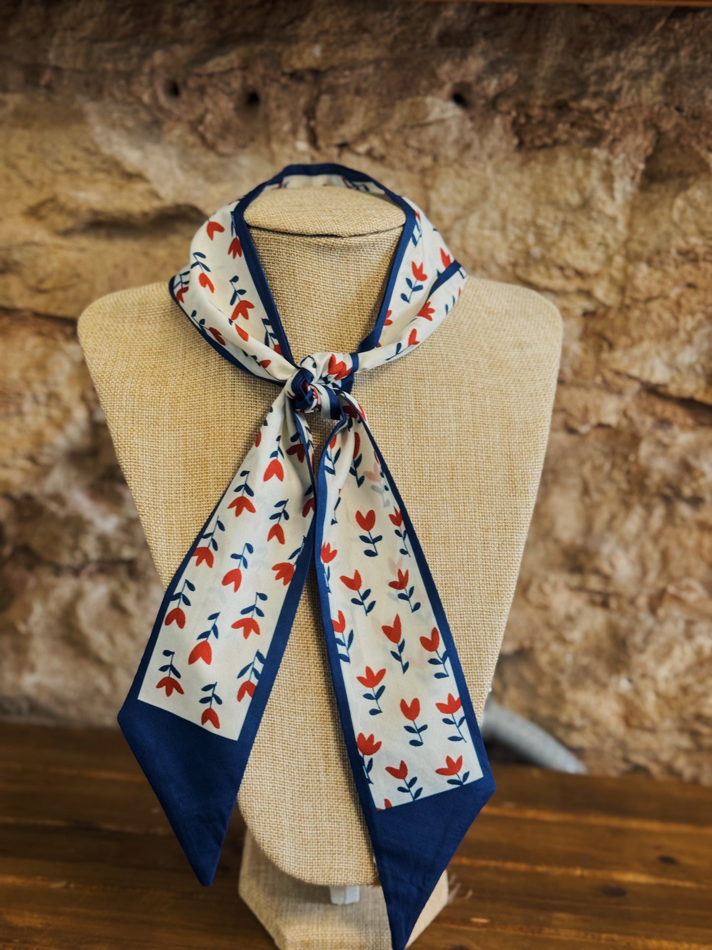 Soft Silky Daisy Scarf