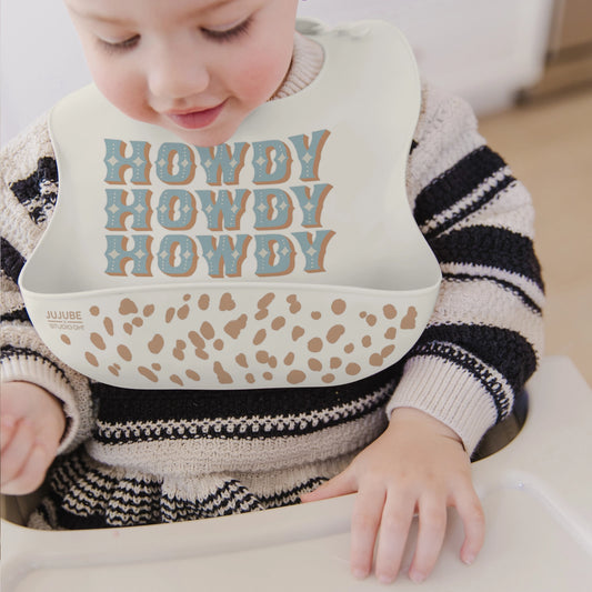 Howdy Howdy Howdy Silicone Bib