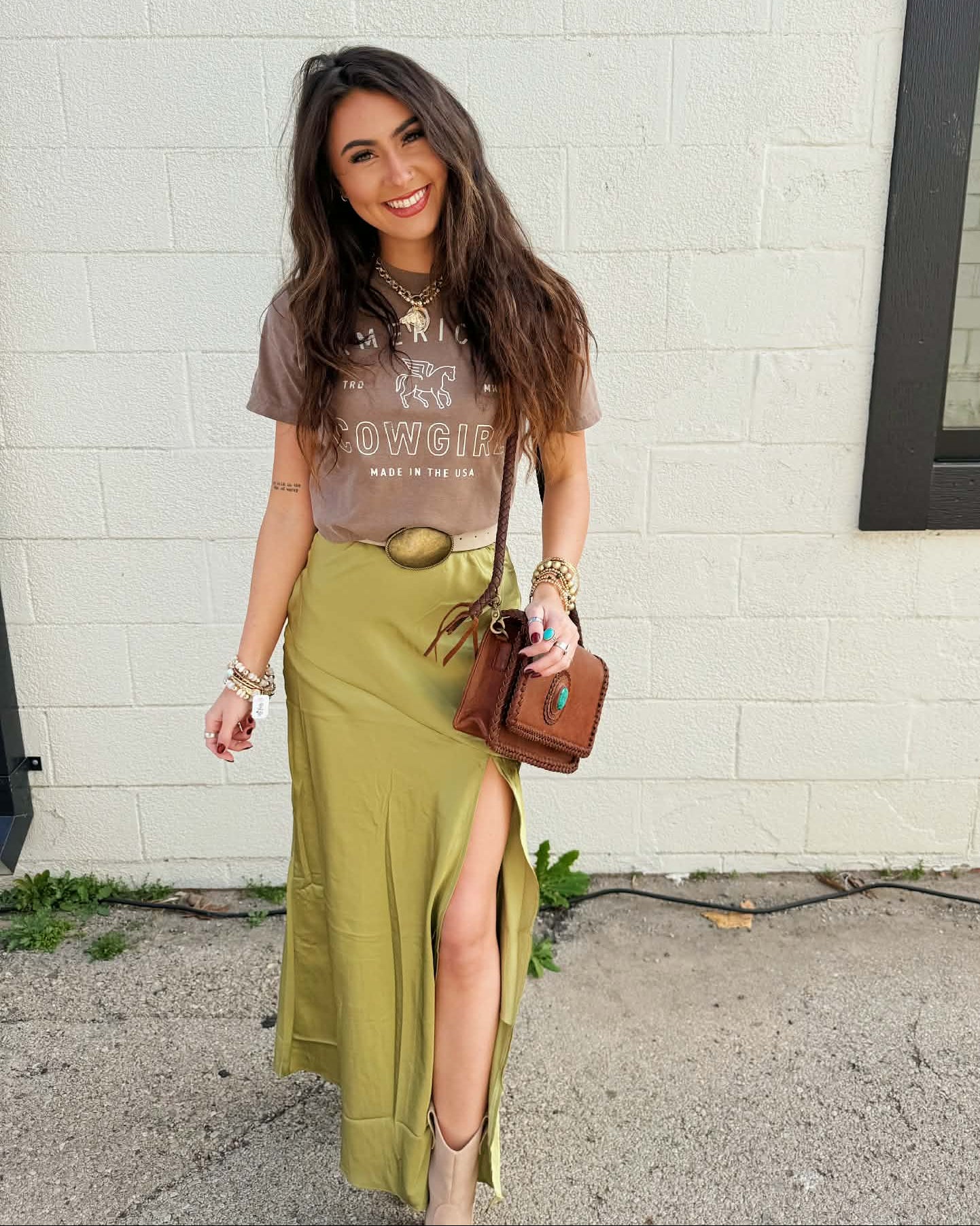 The Midnight Twist Satin Skirt