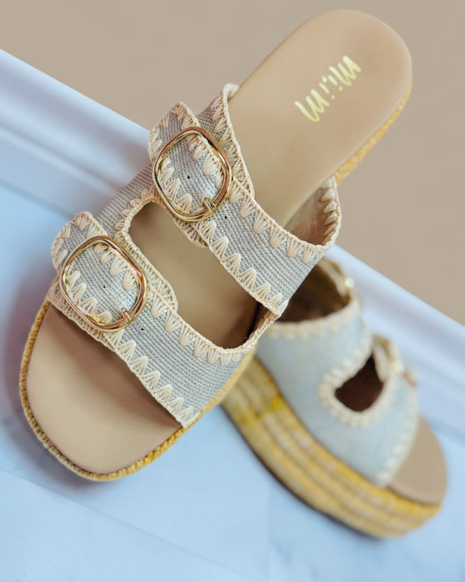 Heidi Boho Babe Platform Slides