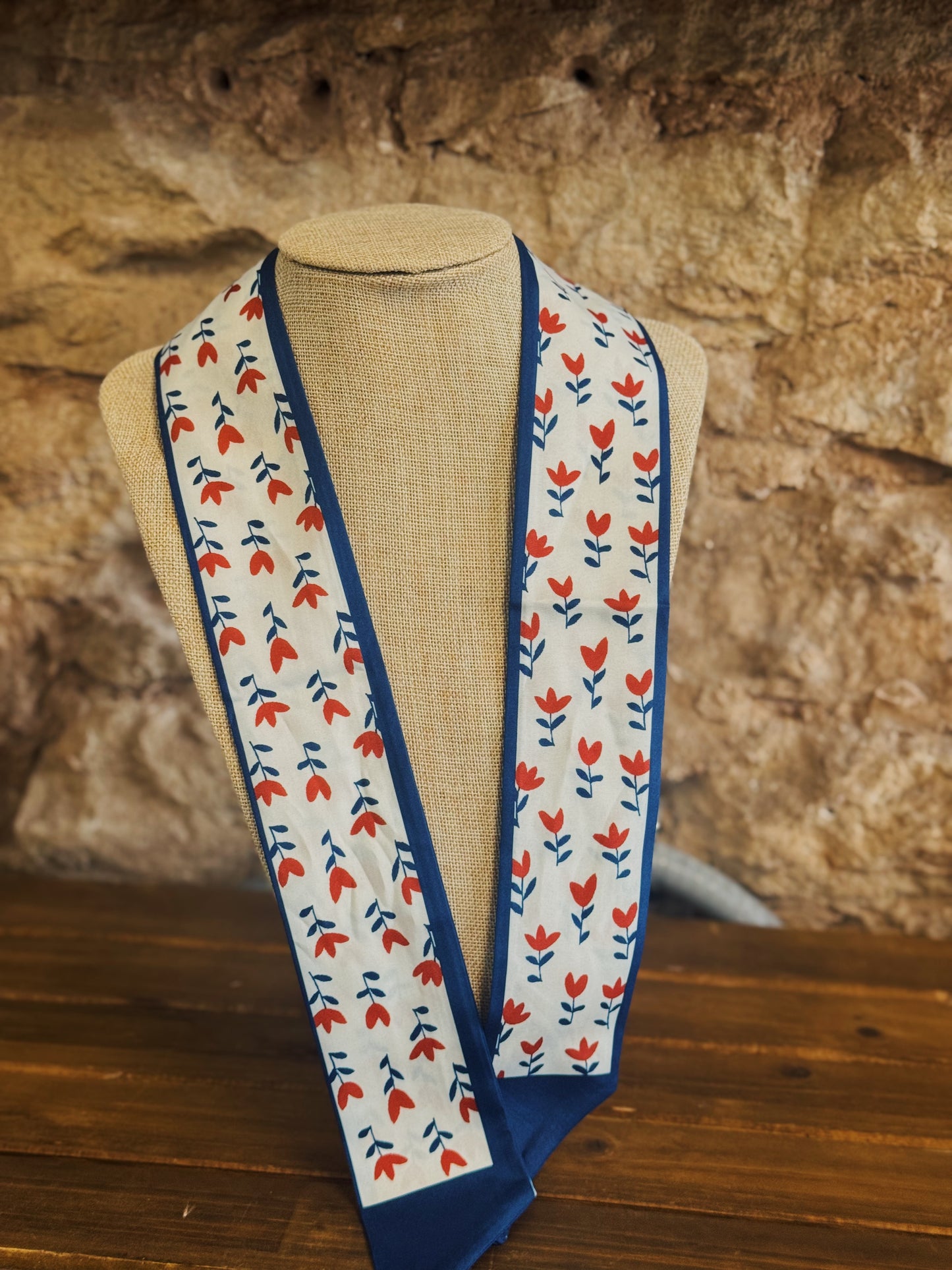 Soft Silky Daisy Scarf