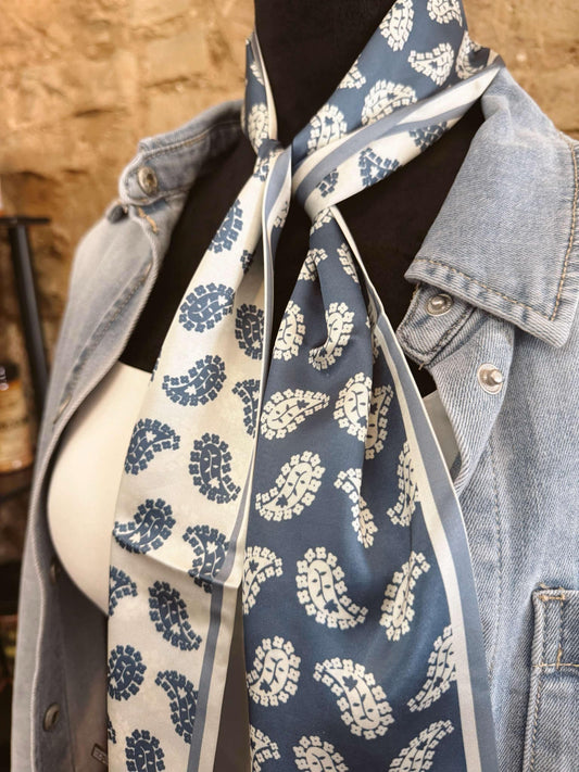 The Blue Cascade Scarf