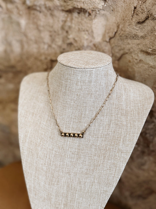 Western Bubble Bar Necklace