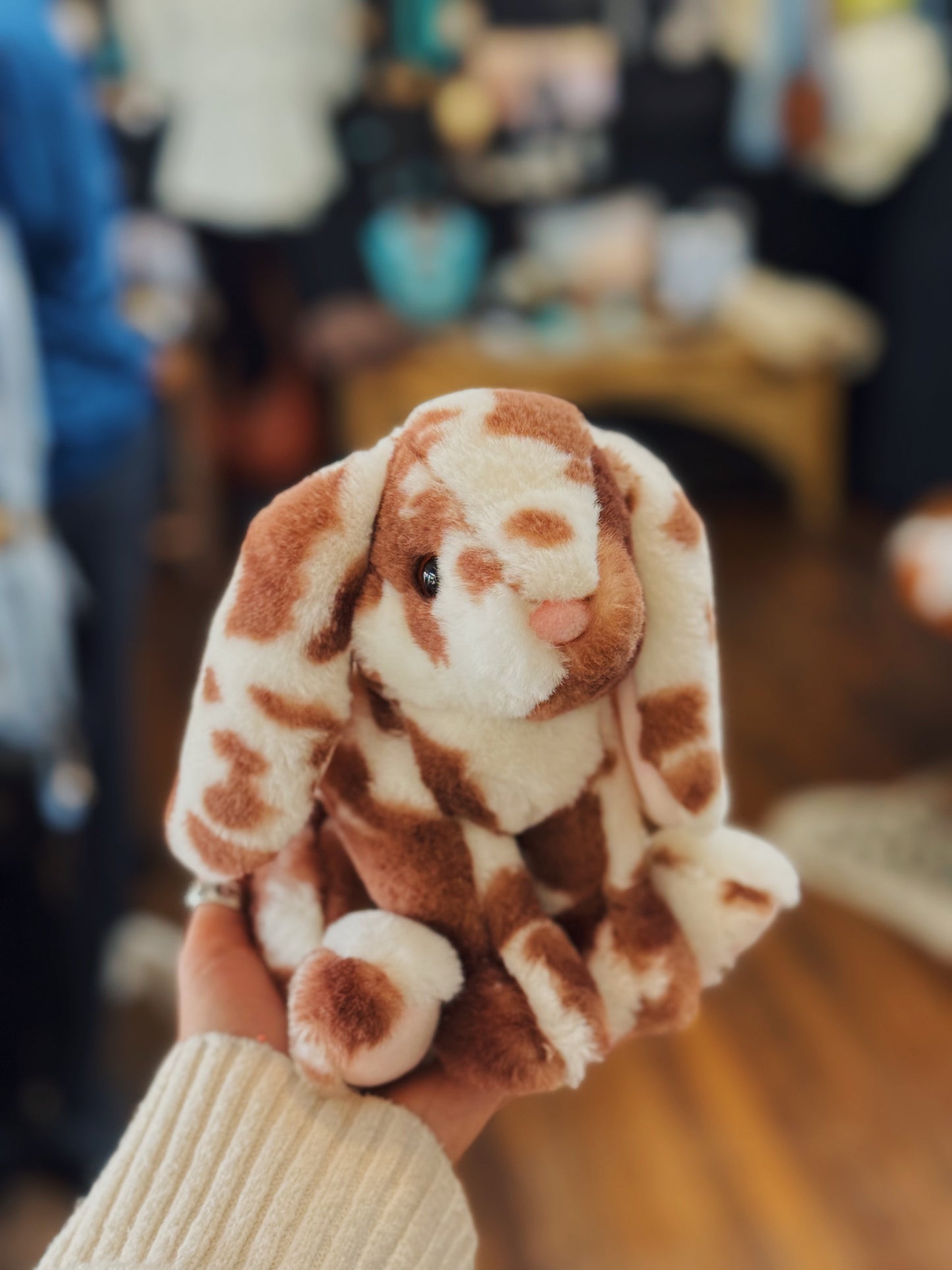 Roxie Spotted Bunny Stuffed Animal