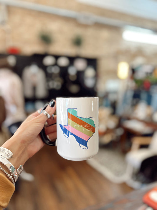 Pastel Granbury TX Mug