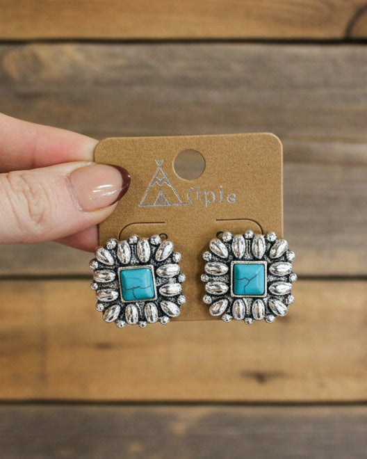 The Bailey Turquoise Earrings