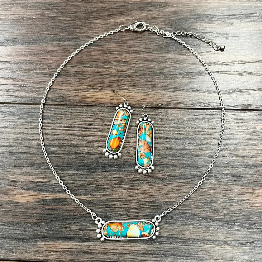 Starlight Canyon Gemstone Necklace Set