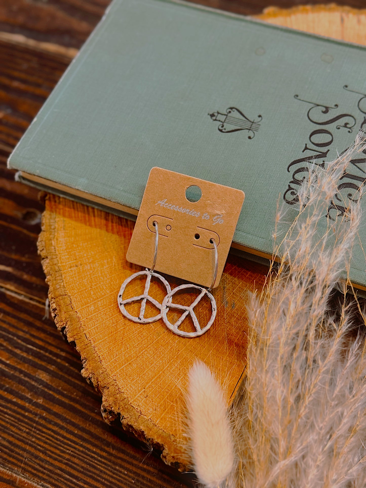 Peace Love & Happiness Earrings