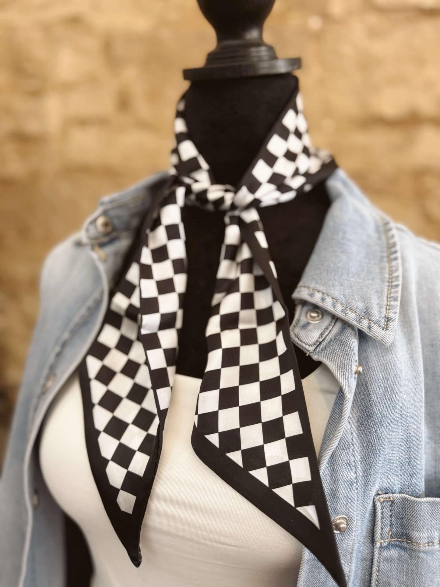 The Checkered Moments Scarf