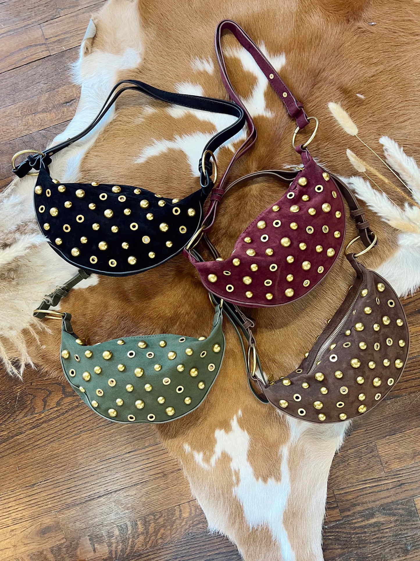 Maeve Studded Crossbody Bum Bag