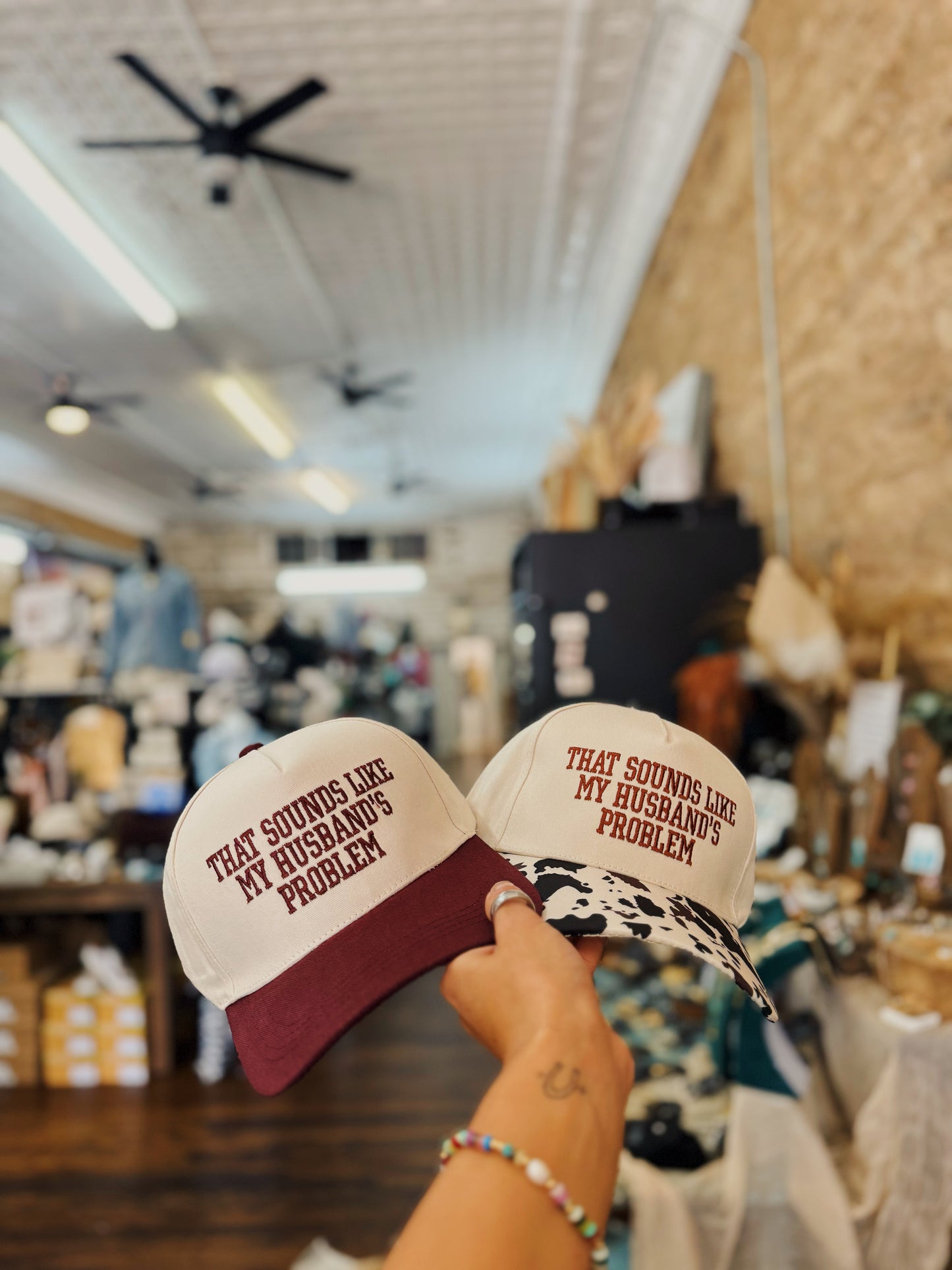 Sounds Like My Husband's Problem Trucker Hat