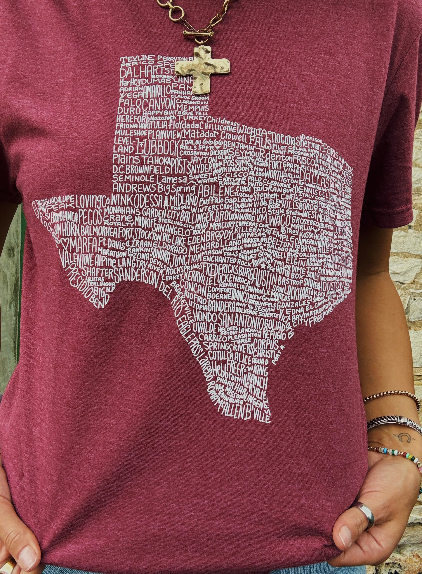 Texas Towns Graphic Tee