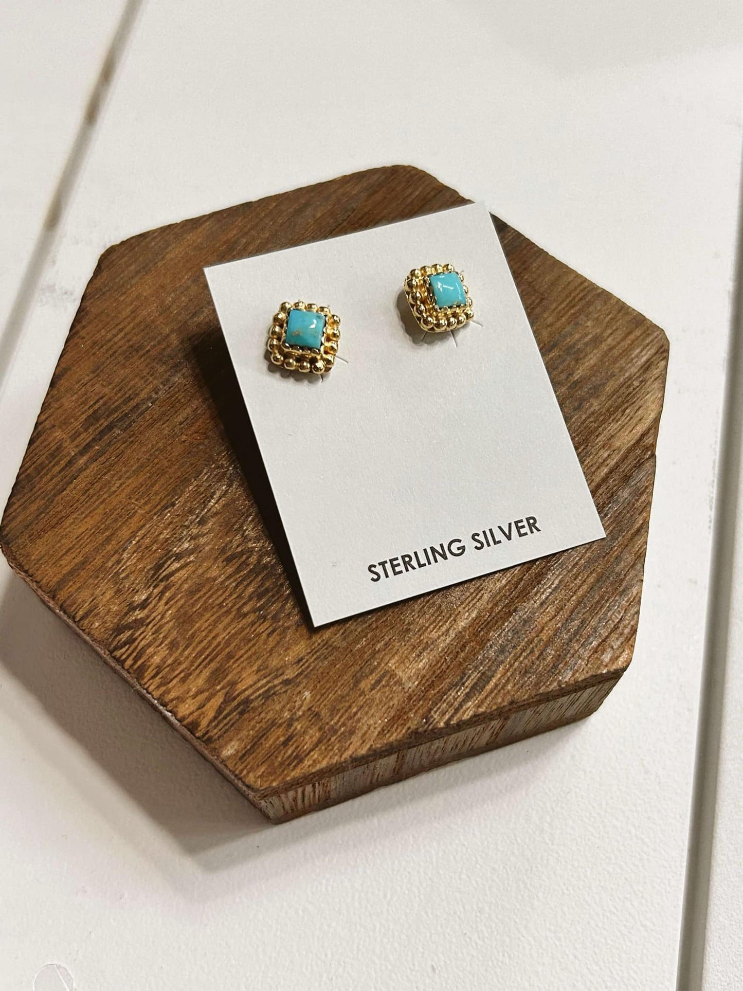 Authentic Sterling Silver Tampa Studs