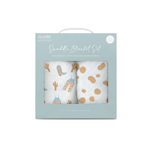Howdy Partner Swaddle Blanket Set