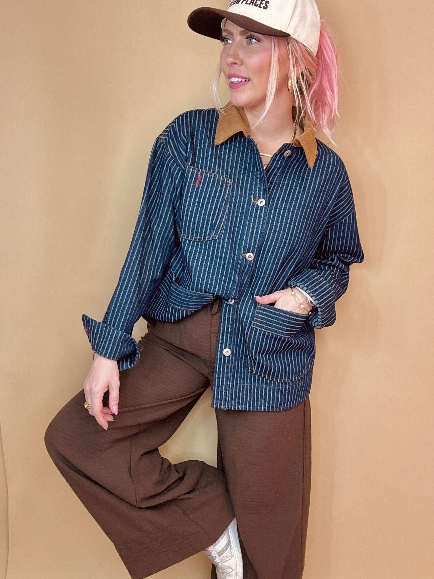 The Stellar Denim Shacket