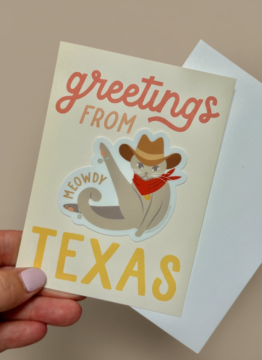Greetings From Texas Card