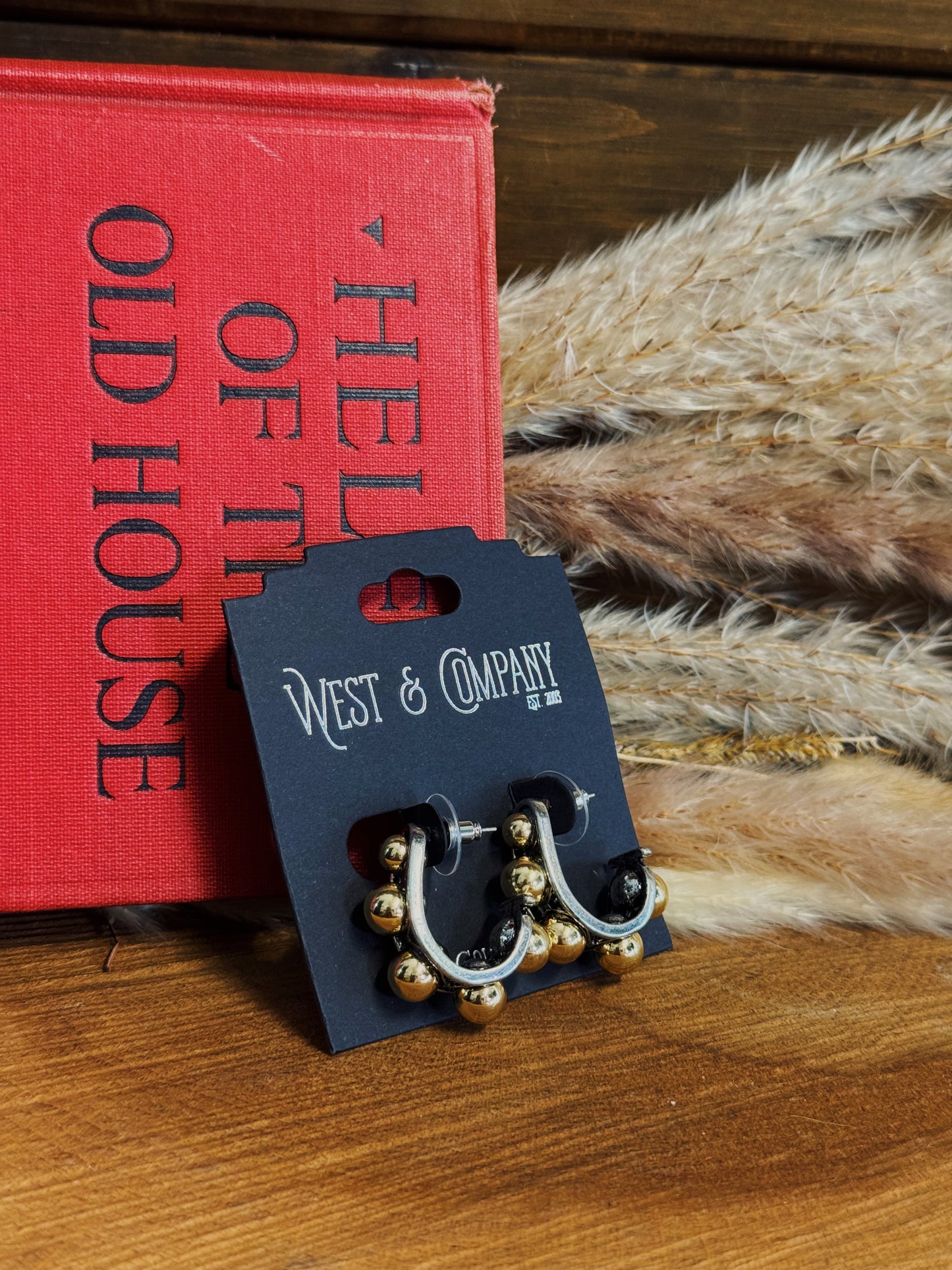 18K Stella Two Tone Earrings