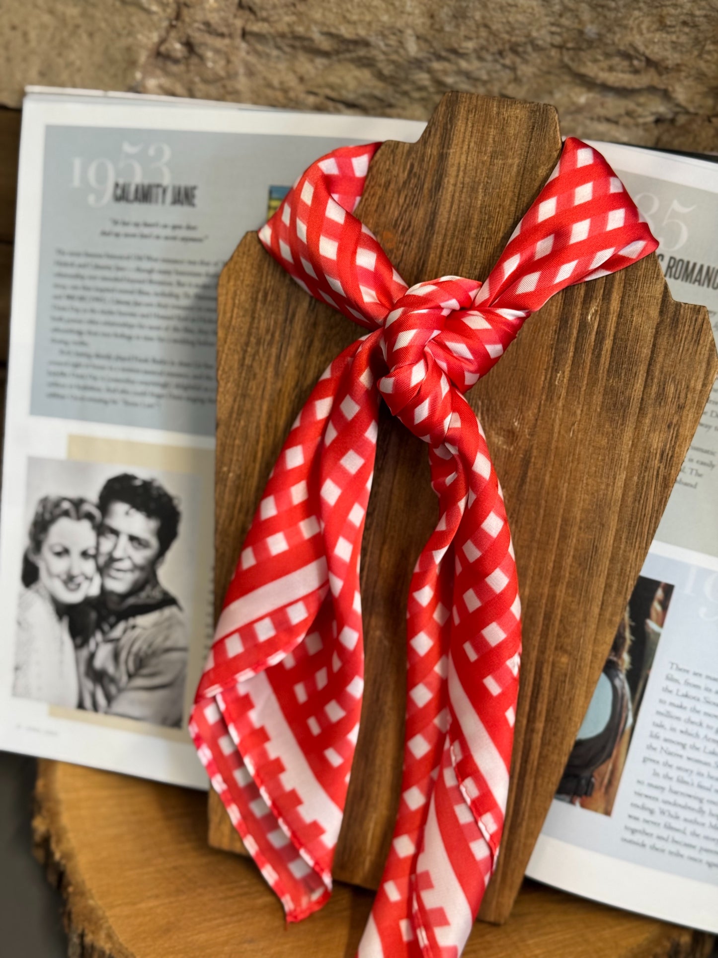Gingham Girl Scarf