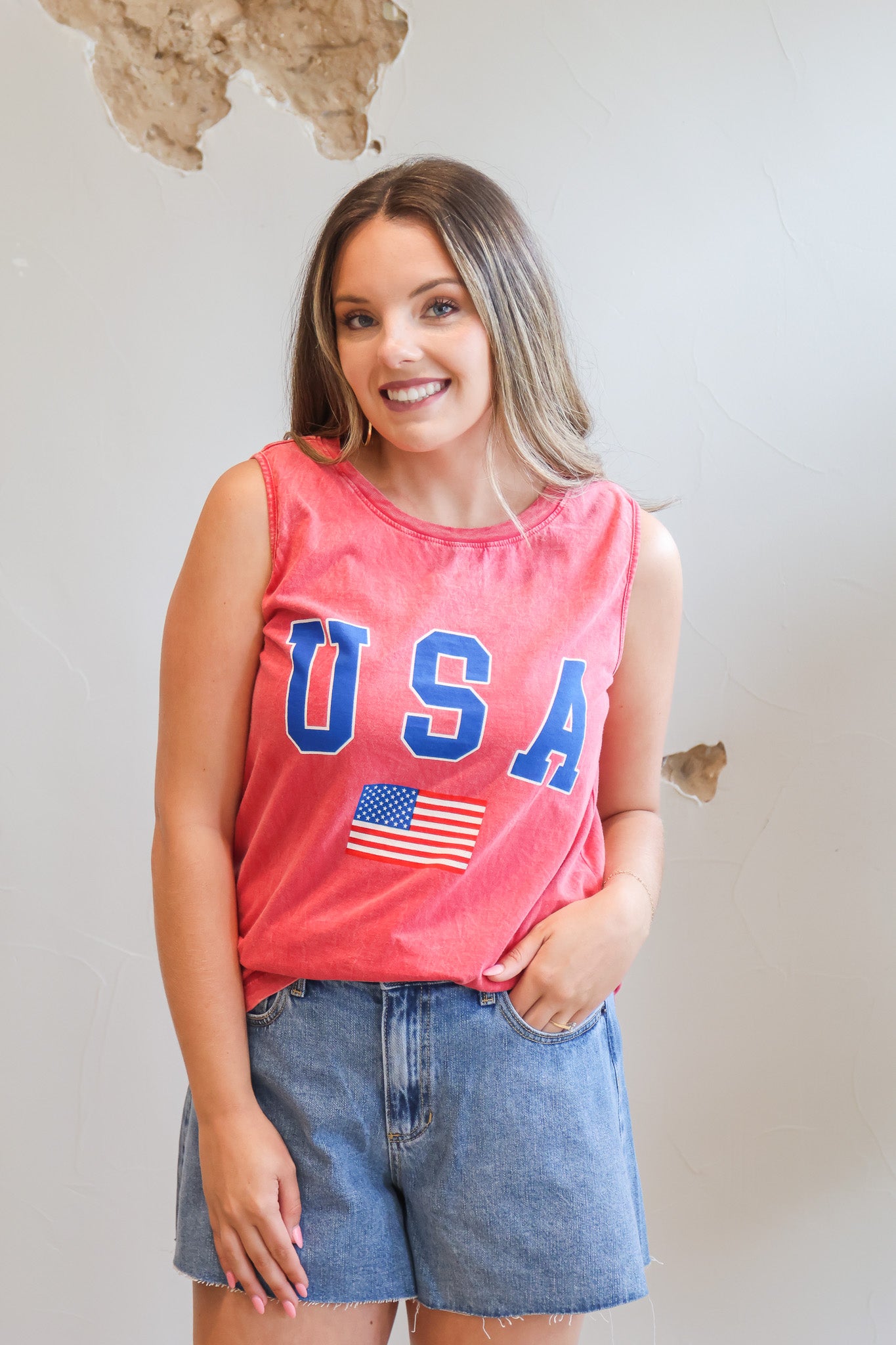 USA Mineral Graphic Tank Top